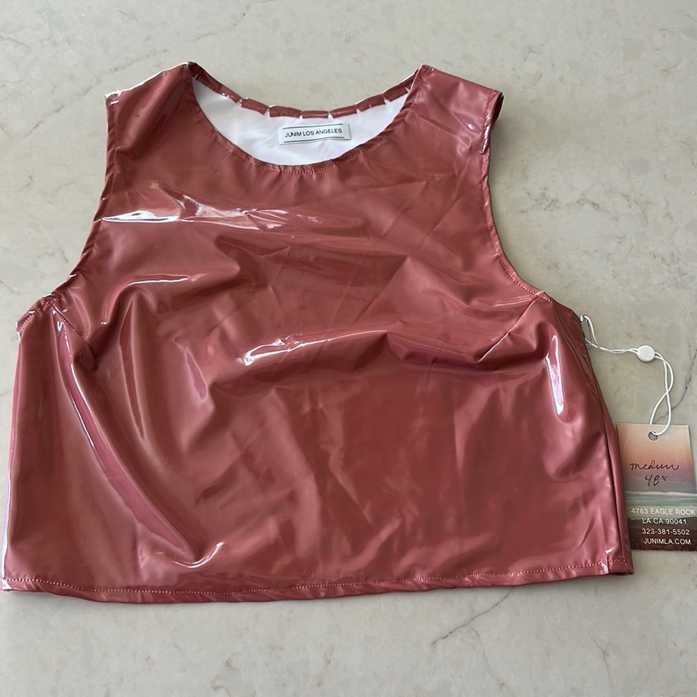 ❤️Junim LA (Haley Solar) Latex Crop Top❤️